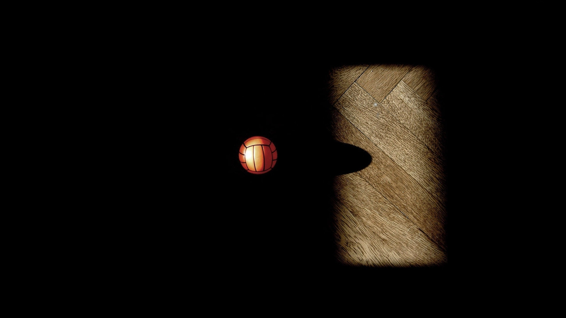 Обои черный, свет, ночь, полночь, луна в разрешении 1920x1080