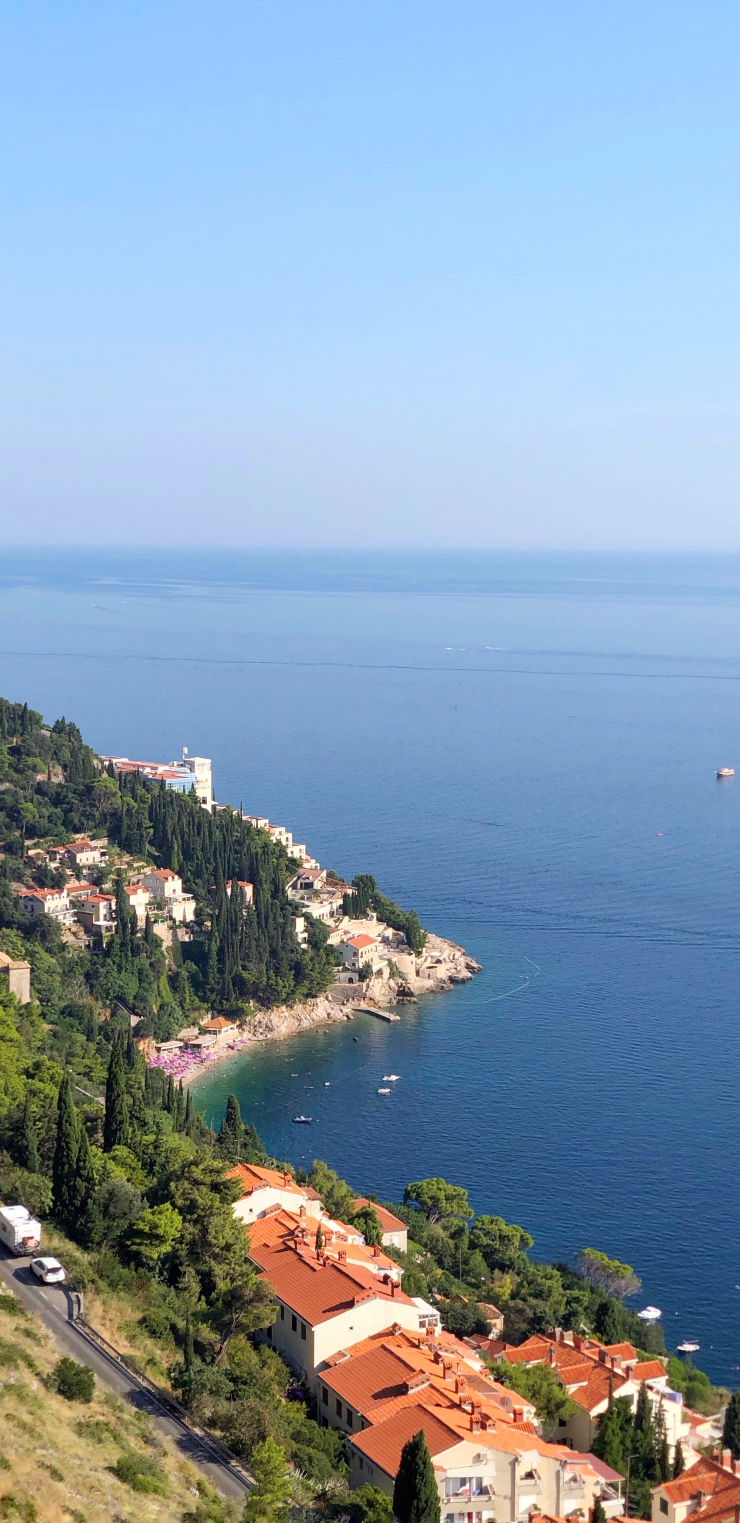 Обои побережье, водоем, вода, водный путь, пейзаж в разрешении 1440x2960