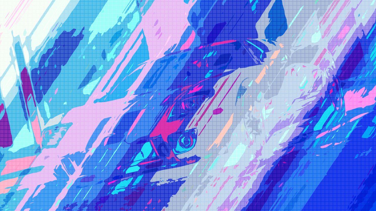 Обои синий, пурпур, Фиолетовый, узор, линия в разрешении 1280x720