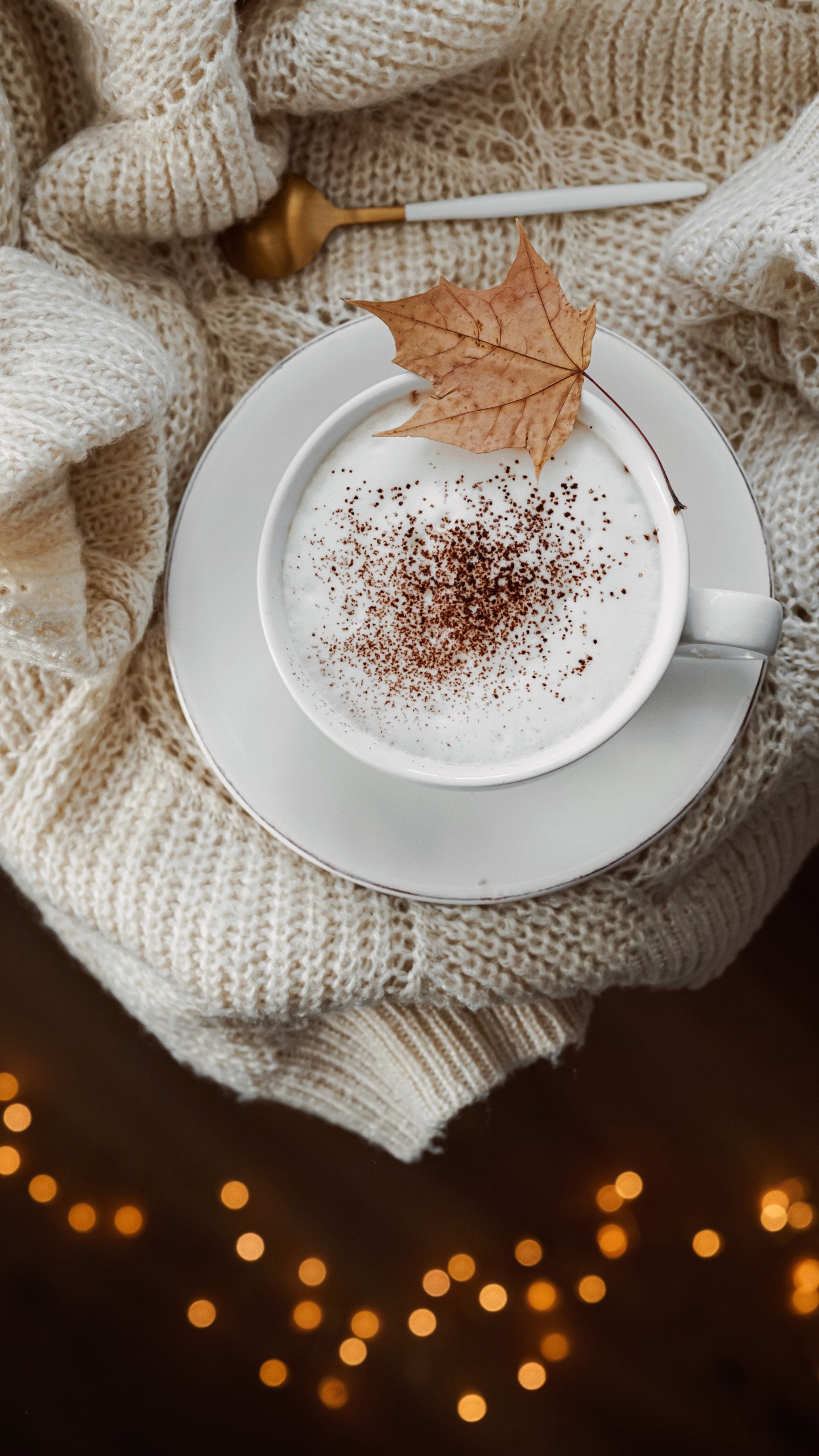 Обои латте, кофе, пища, кофейная чашка, ингредиент в разрешении 1440x2560