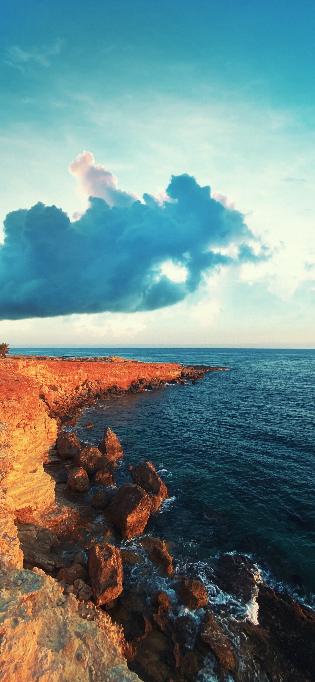 Обои море, облако, вода, атмосфера, гидроресурсы в разрешении 1242x2688