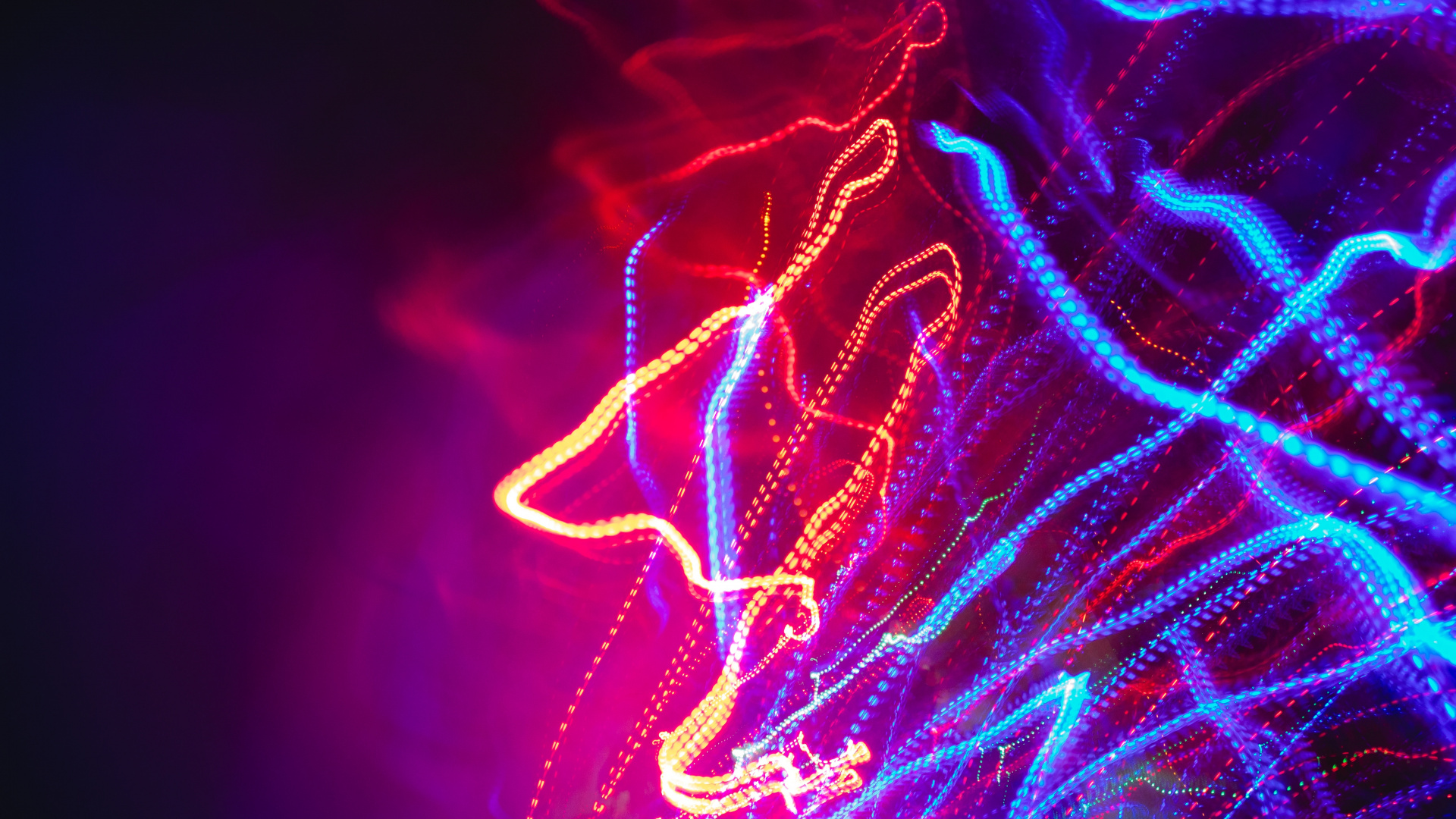 Обои свет, вода, пурпур, красный цвет, синий в разрешении 1920x1080