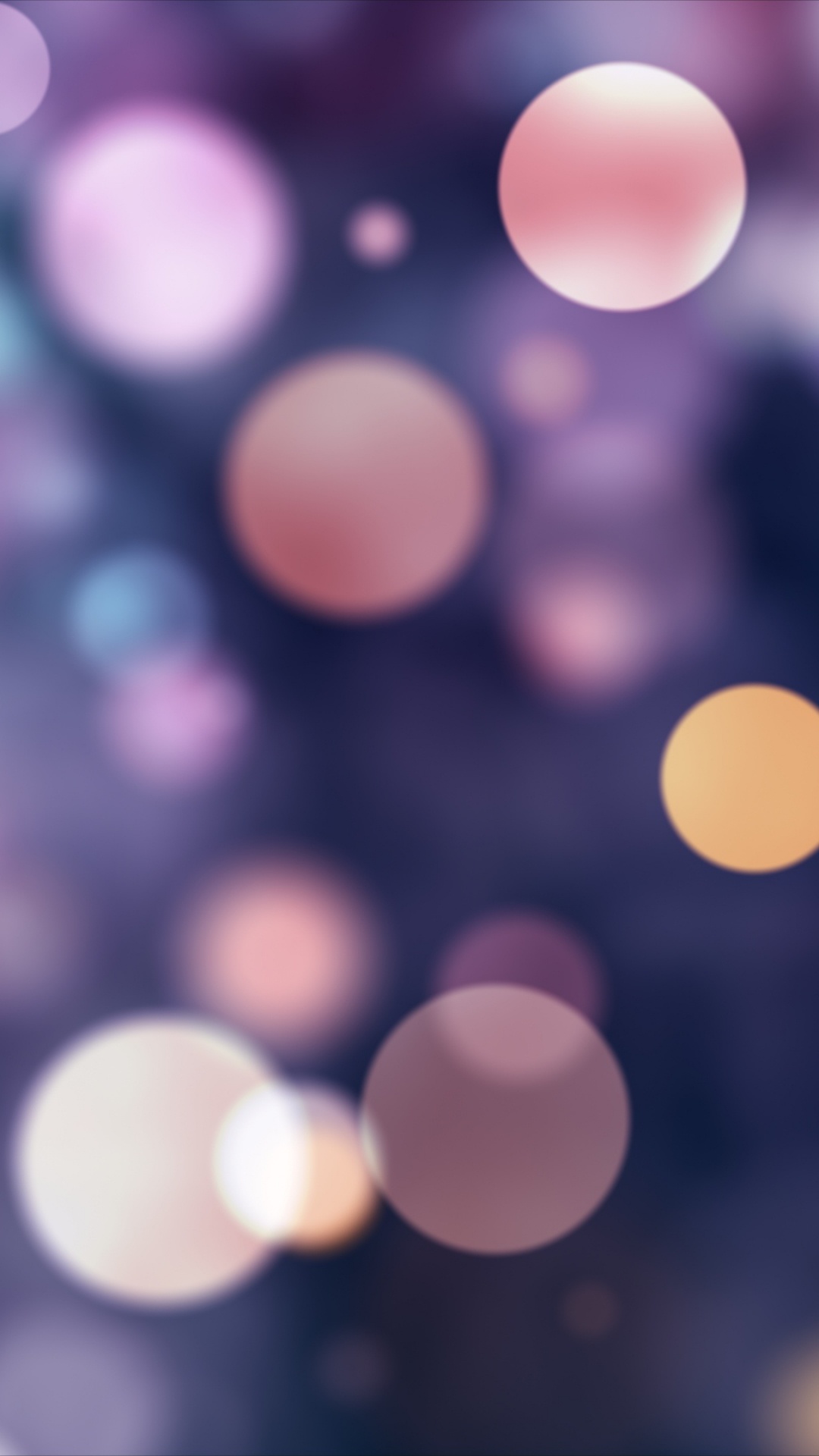Обои боке, пурпур, свет, синий, Фиолетовый в разрешении 1080x1920