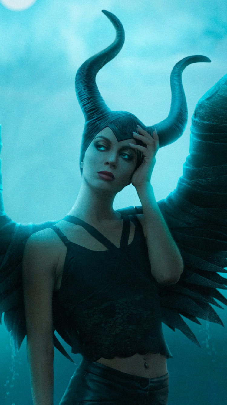 Обои Пагубный, синий, подземные воды, сверхъестественное существо, иллюстрация в разрешении 750x1334