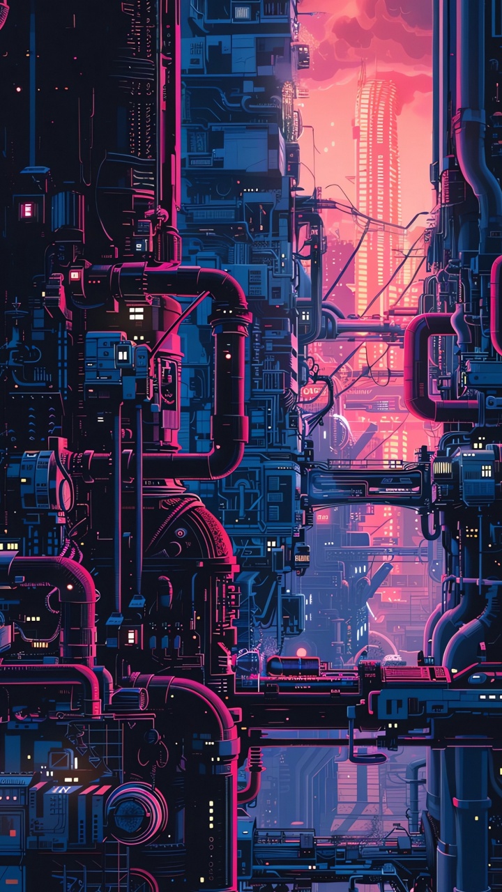 Обои визуальное искусство, графический дизайн, арт, пурпур, электричество в разрешении 720x1280