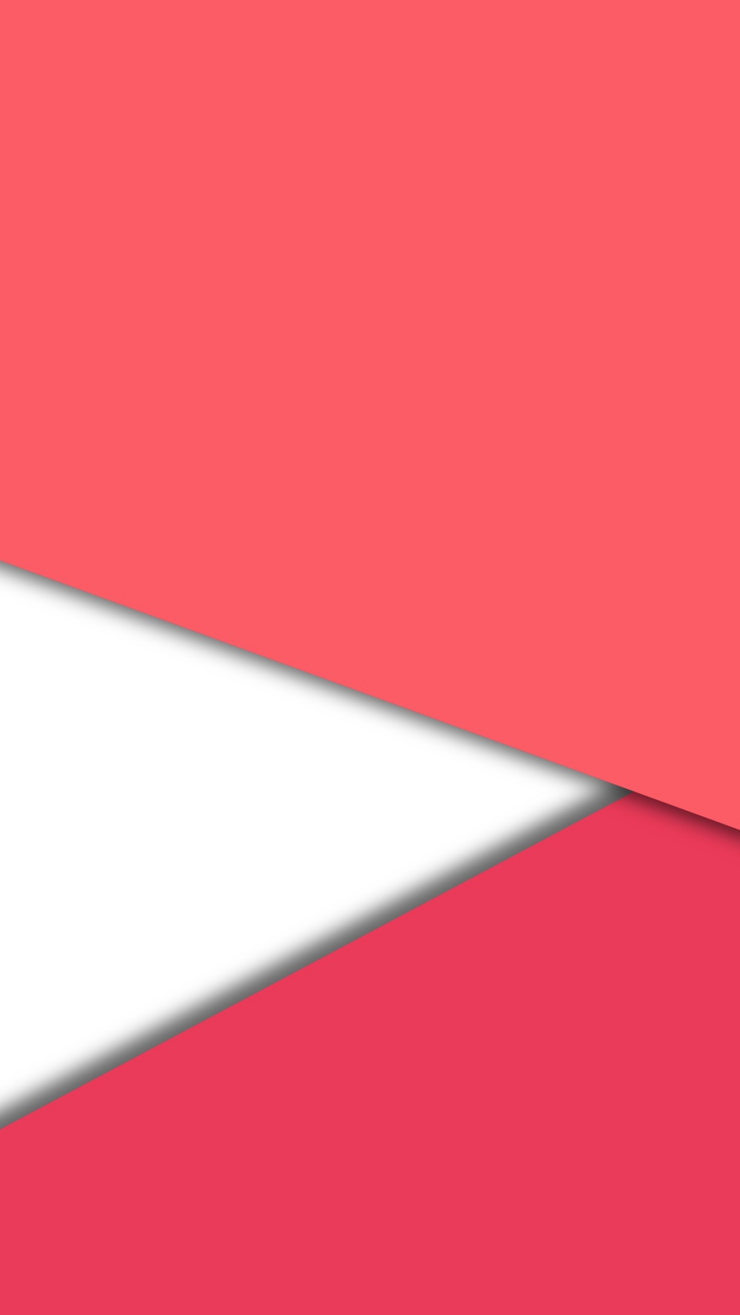 Обои красный цвет, розовый, линия, материальное свойство, треугольник в разрешении 1080x1920