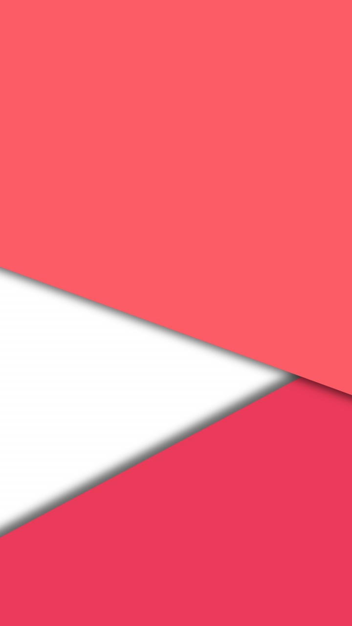 Обои красный цвет, розовый, линия, материальное свойство, треугольник в разрешении 720x1280