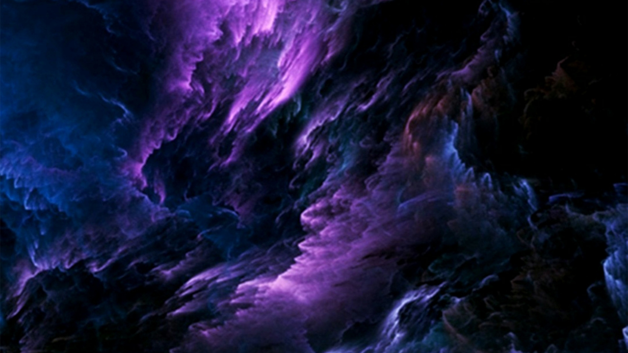 Обои пурпур, Фиолетовый, природа, облако, синий в разрешении 1280x720