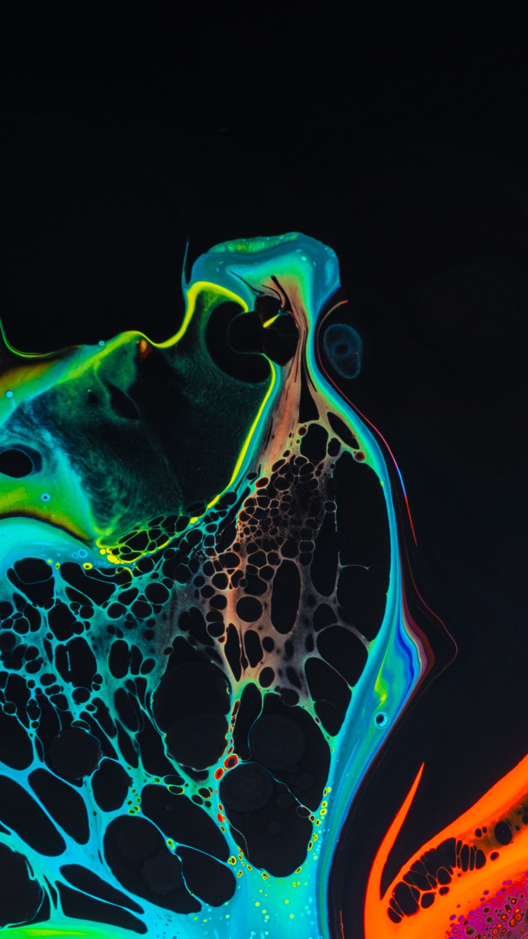 Обои свет, арт, электрик, дерево, вода в разрешении 1080x1920