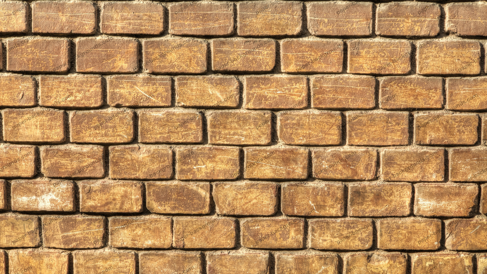Обои кирпич, стена, каменная стена, кирпичная кладка, узор в разрешении 1920x1080