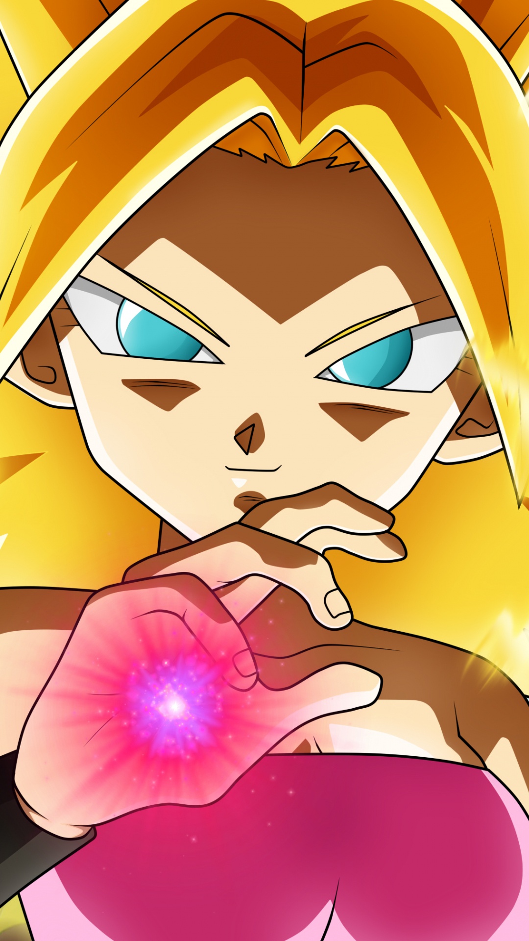 Обои гоку, Super Saiyan, Жемчуг дракона, Саян, мультфильм в разрешении 1080x1920