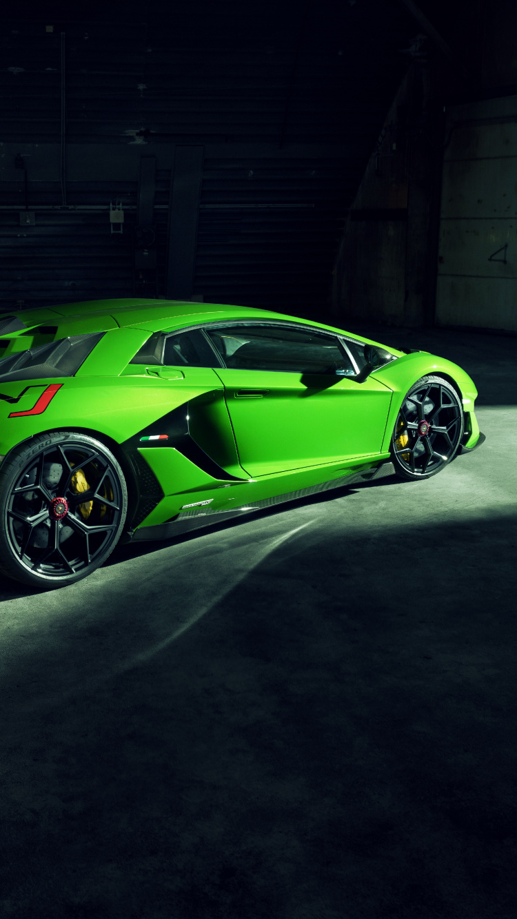 Обои Ламборджини, спорткар, группы novitec, svj, суперкар в разрешении 750x1334