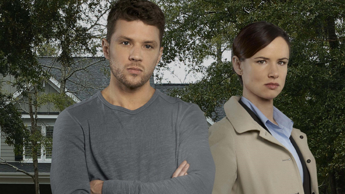 Обои Райан Филлипп, Джульет Льюис, Тайны и ложь, американская телекомпания, телевидение в разрешении 1366x768