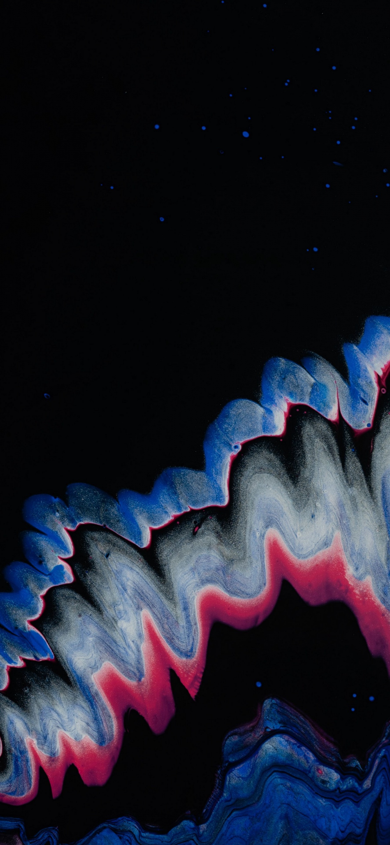 Обои живопись, абстрактное искусство, арт, автомобильные шины, лазурный в разрешении 1242x2688