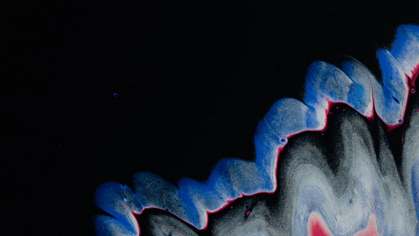 Обои живопись, абстрактное искусство, арт, автомобильные шины, лазурный в разрешении 1366x768