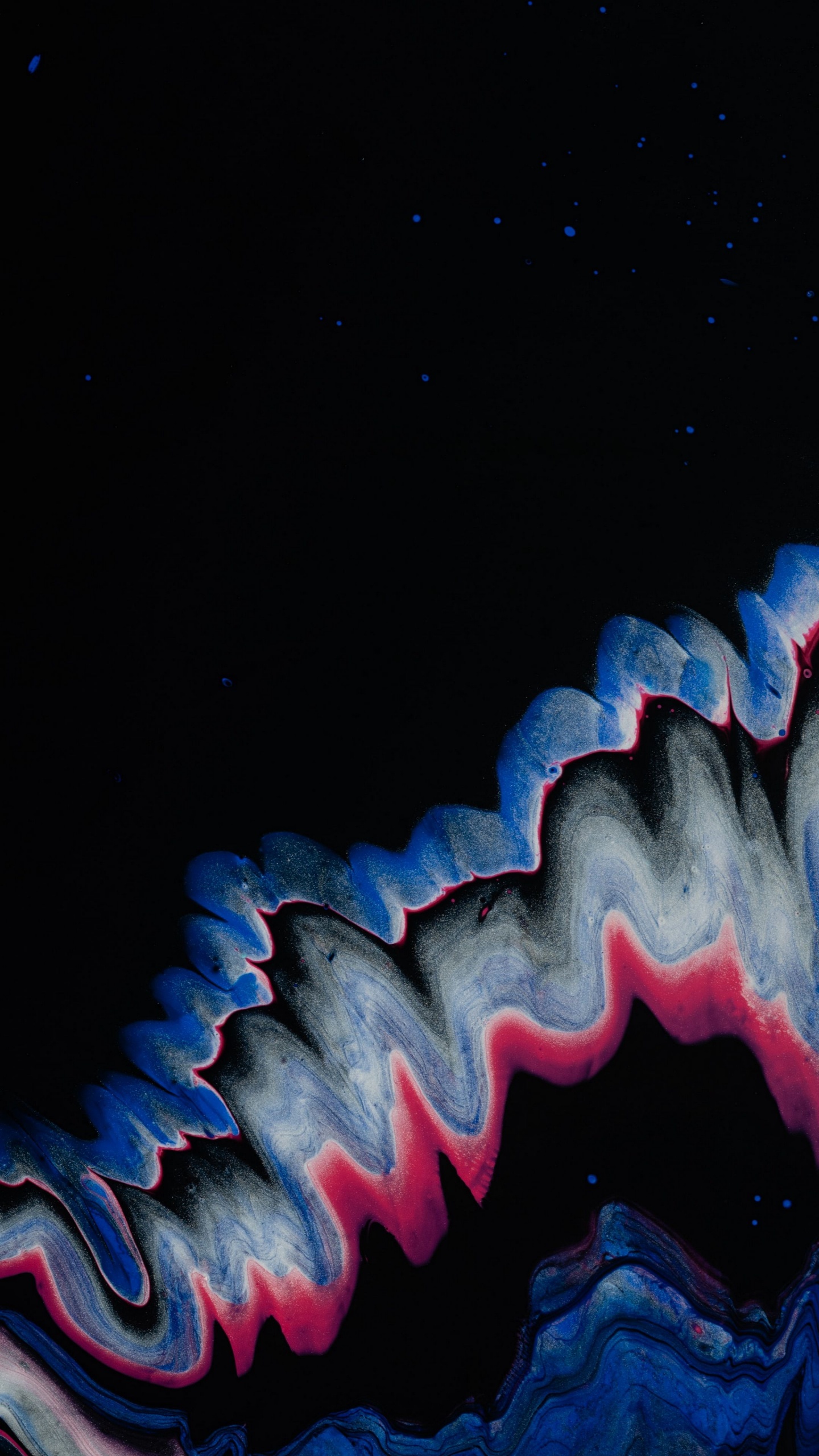 Обои живопись, абстрактное искусство, арт, автомобильные шины, лазурный в разрешении 1440x2560