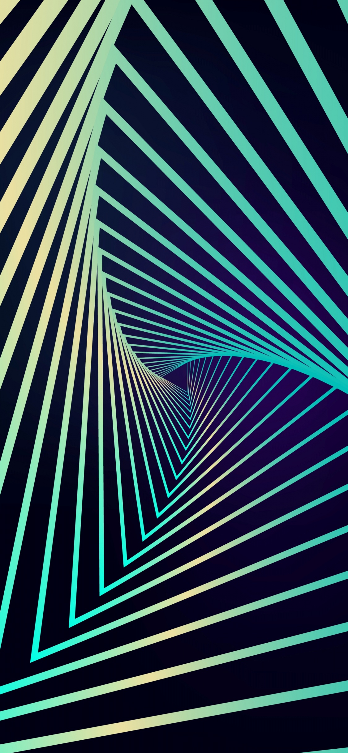 Обои треугольник, графический дизайн, лазурный, линия, материальное свойство в разрешении 1125x2436