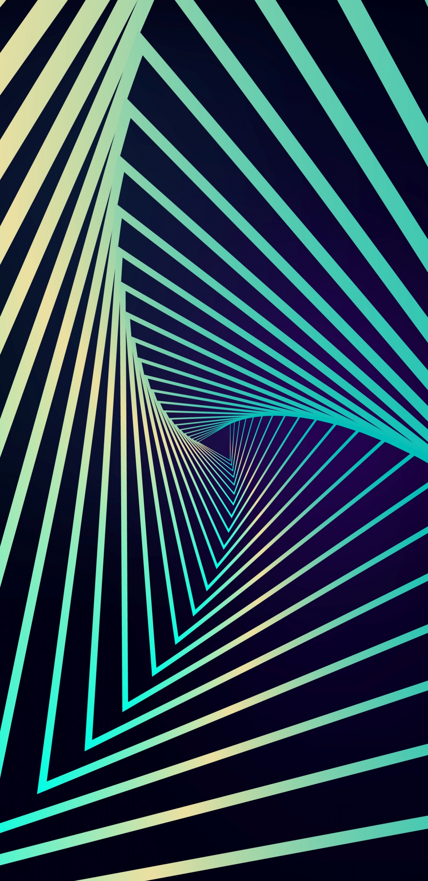 Обои треугольник, графический дизайн, лазурный, линия, материальное свойство в разрешении 1440x2960