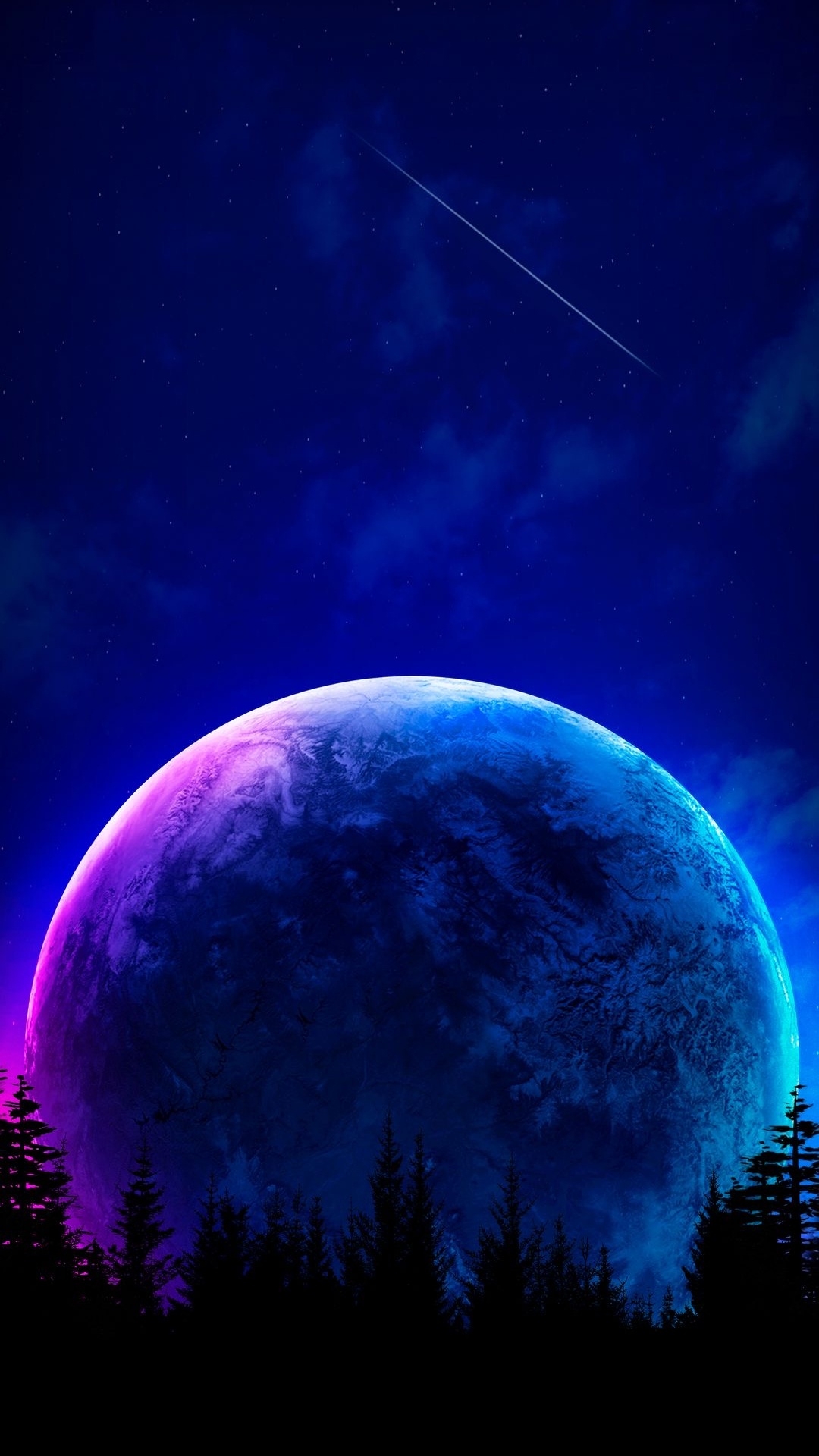 Обои природа, андроид, атмосфера, мир, растение в разрешении 1080x1920