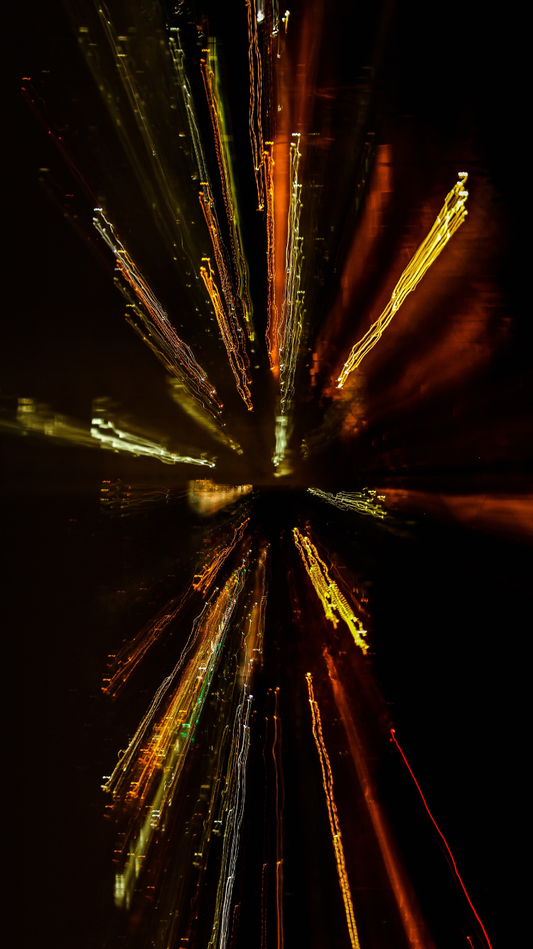 Обои свет, ночь, темнота, освещение, вода в разрешении 750x1334