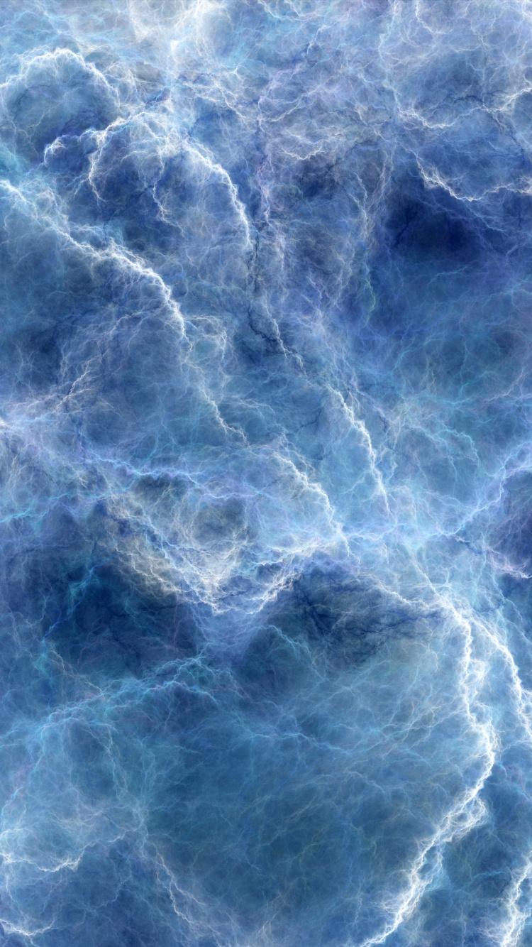 Обои текстура, синий, вода, атмосфера, облако в разрешении 750x1334