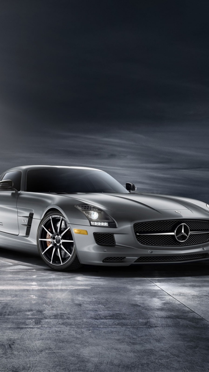 Обои спорткар, моторный транспорт, Мерседес, наземный транспорт, автомобильный дизайн в разрешении 720x1280