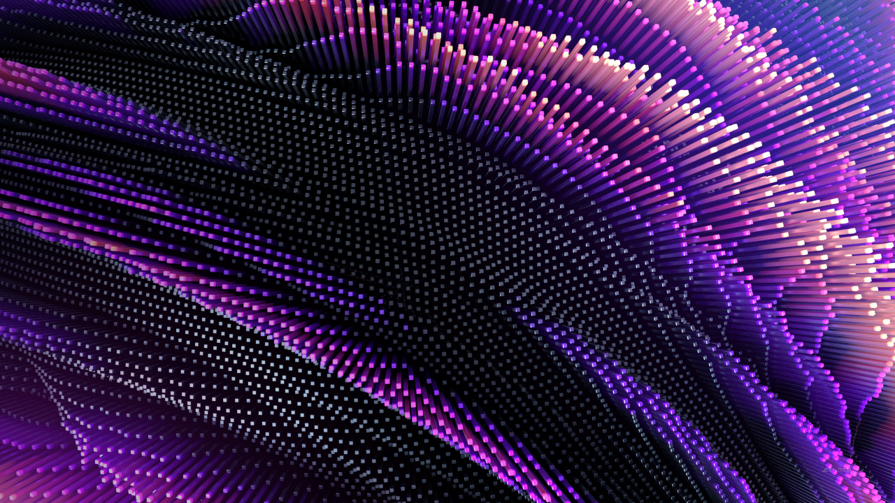 Обои фиолетовый неон, неон, пурпур, Фиолетовый, свет в разрешении 1280x720