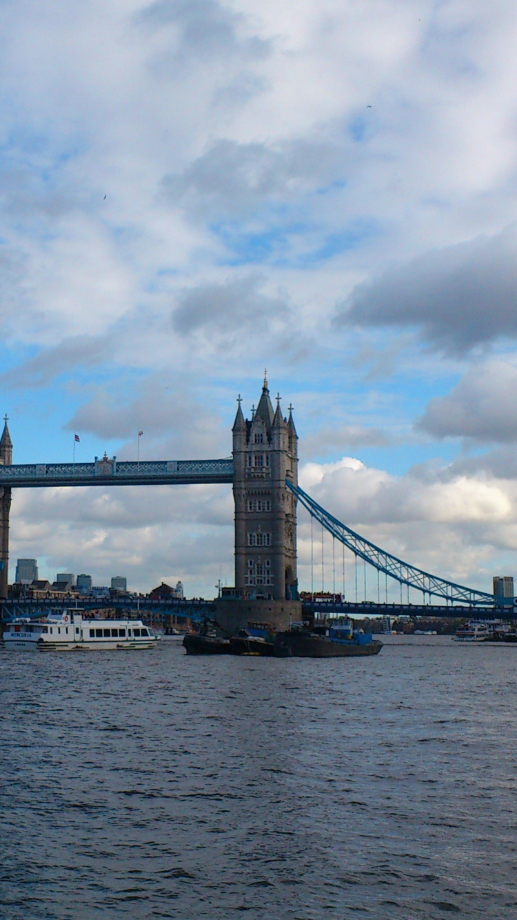 Обои тауэрский мост, лондонский Тауэр, река темза, лондонский мост, подвесной мост в разрешении 750x1334