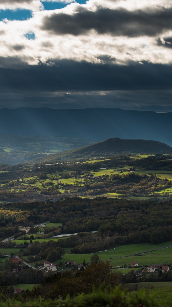 Обои гора, нагорье, горный рельеф, природа, облако в разрешении 720x1280