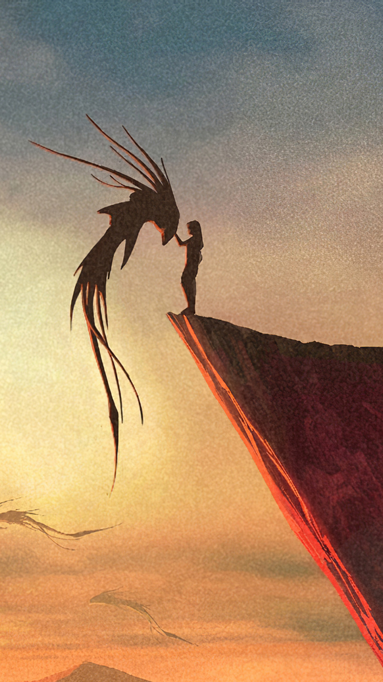 Обои живопись, акварельная живопись, иллюстрация, визуальное искусство, облако в разрешении 750x1334