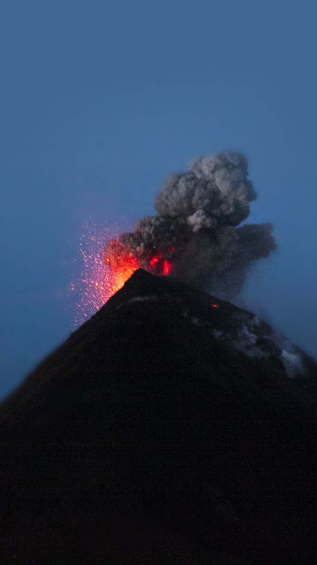 Обои типы вулканических извержений, подводные вулканы, вулкан, стратовулкан, лава в разрешении 1080x1920