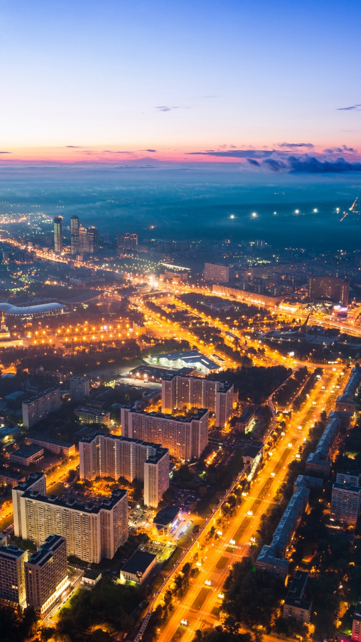 Обои городской район, городской пейзаж, город, горизонт, радиовещание в разрешении 720x1280