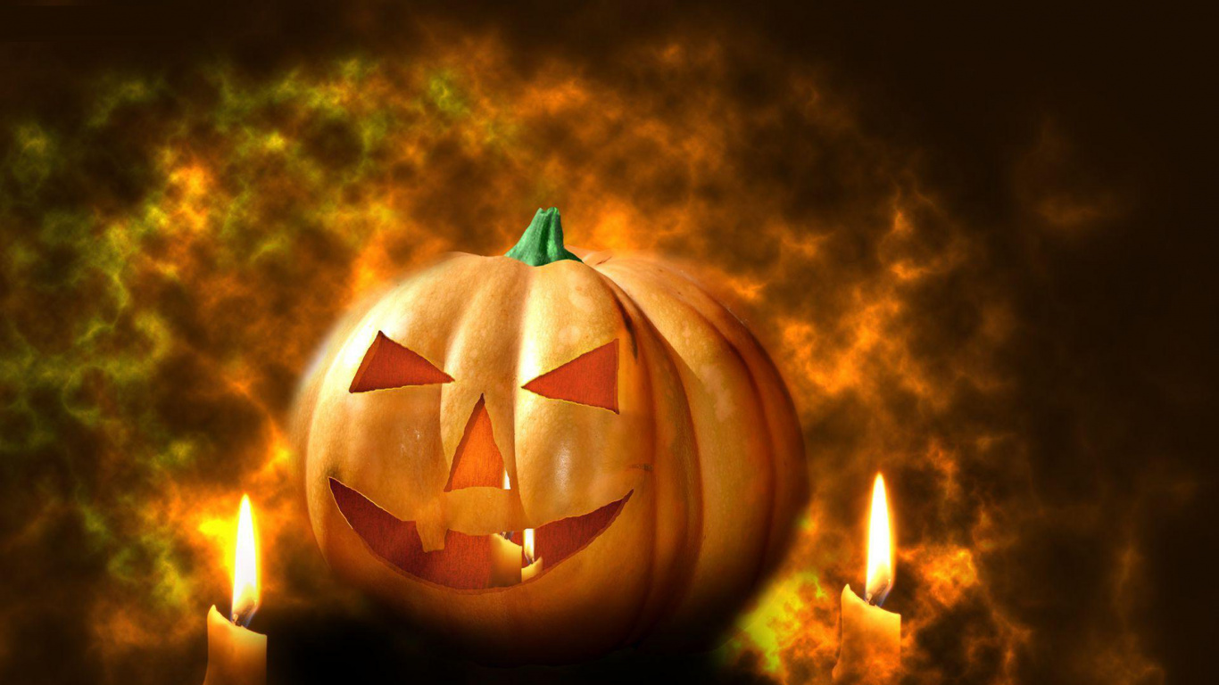 Обои калебас, тыква, тыквенных, тыквы, резьба в разрешении 1366x768