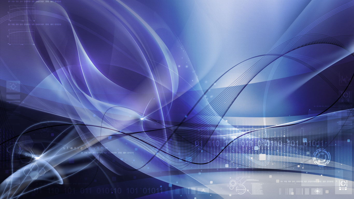 Обои синий, пурпур, Фиолетовый, электрик, линия в разрешении 1366x768