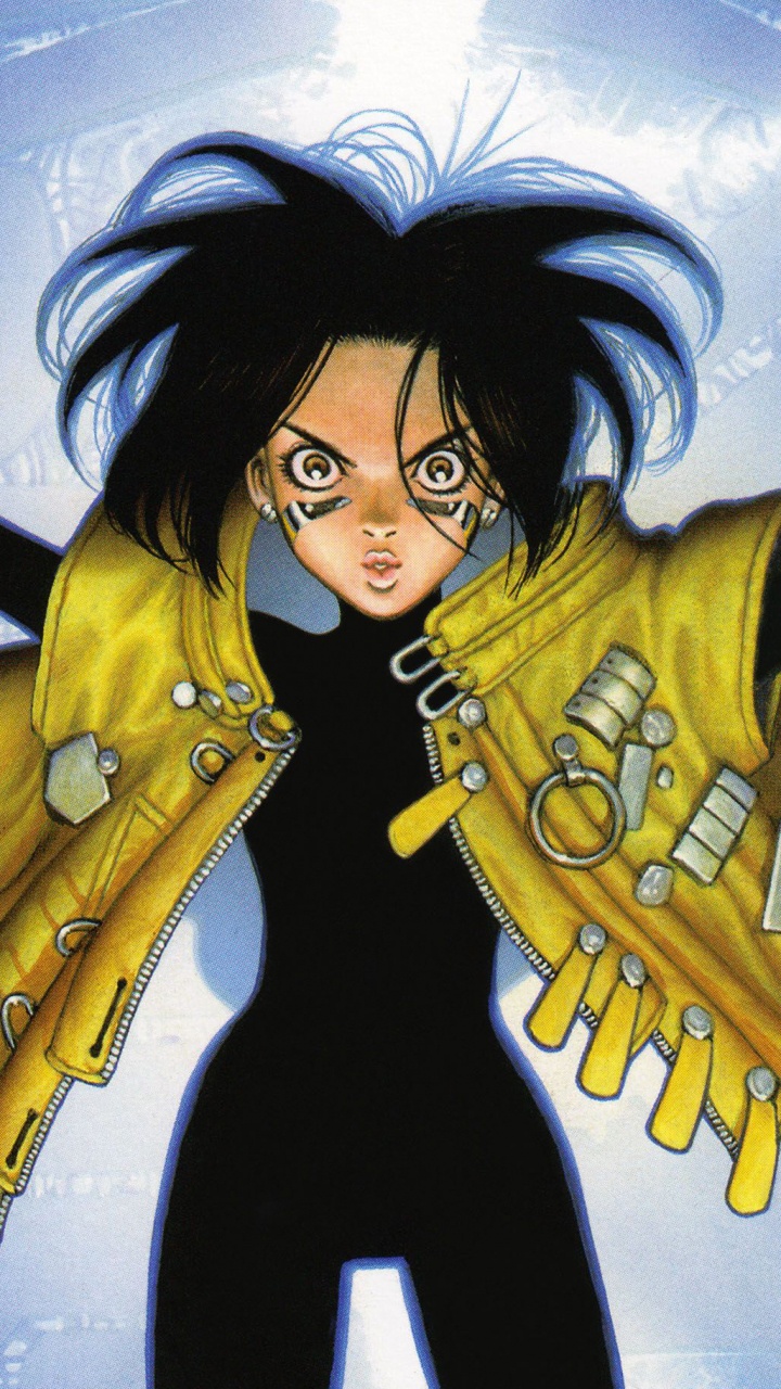 Обои Боевой Ангел Алита, Манга, аниме, мультфильм, иллюстрация в разрешении 720x1280