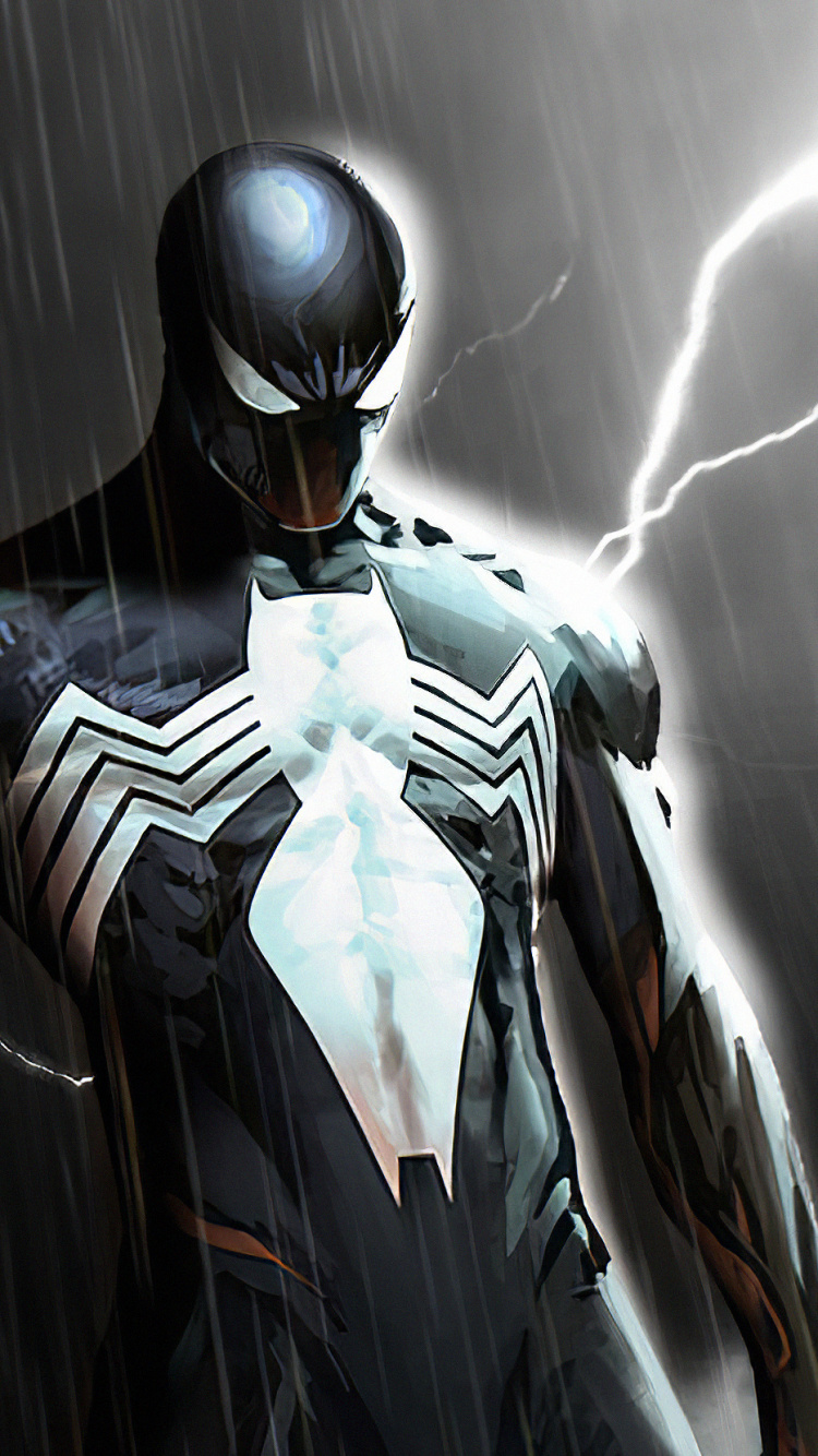 Обои иллюстрация, цифровое искусство, темнота, герой, Джокер в разрешении 750x1334