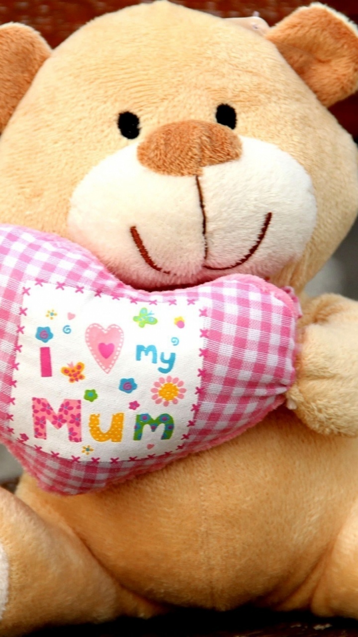 Обои мягкая игрушка, плюш, плюшевый мишка, ткань, медведь в разрешении 720x1280