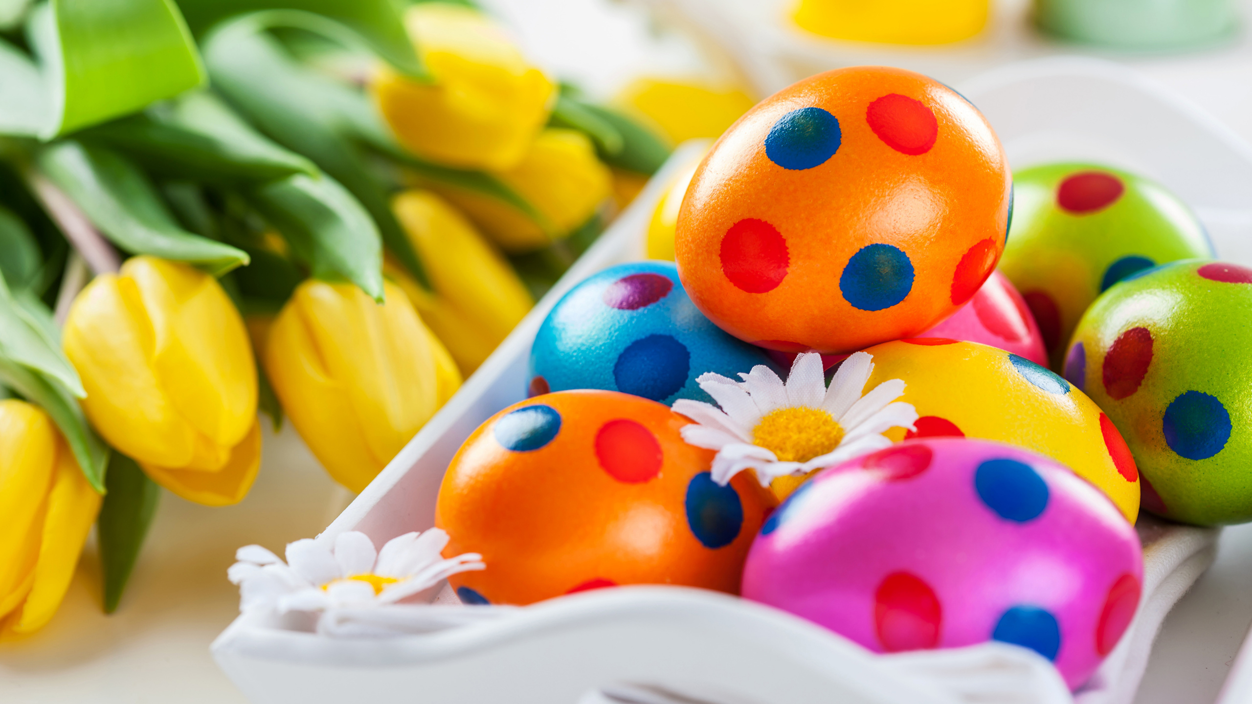 Обои пасхальное яйцо, желтый, сладость, sretan uskrs, Панель IPS в разрешении 2560x1440
