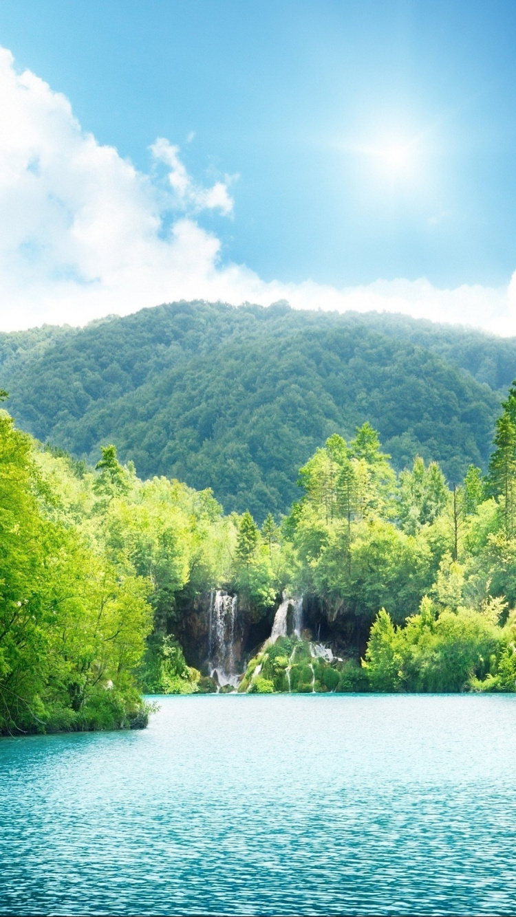 Обои гидроресурсы, природа, водоем, вода, природный заповедник в разрешении 750x1334