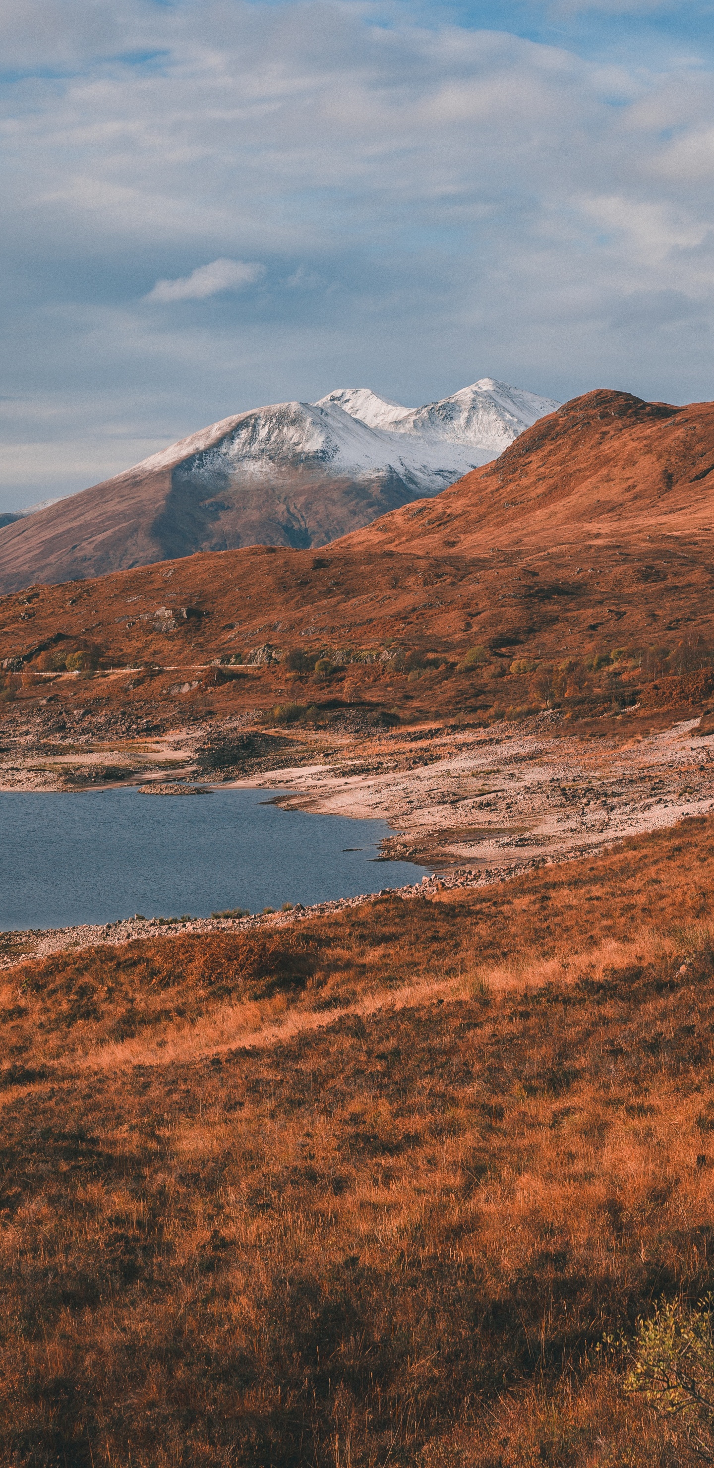 Обои нагорье, горный рельеф, гора, дикая местность, холм в разрешении 1440x2960