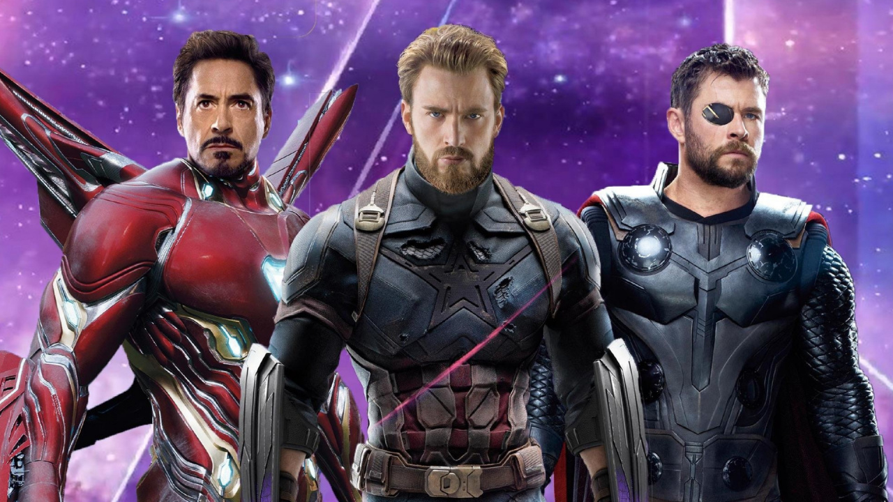 Обои Мстители: Война бесконечности, мститель, Танос, супергерой, фильм в разрешении 1280x720