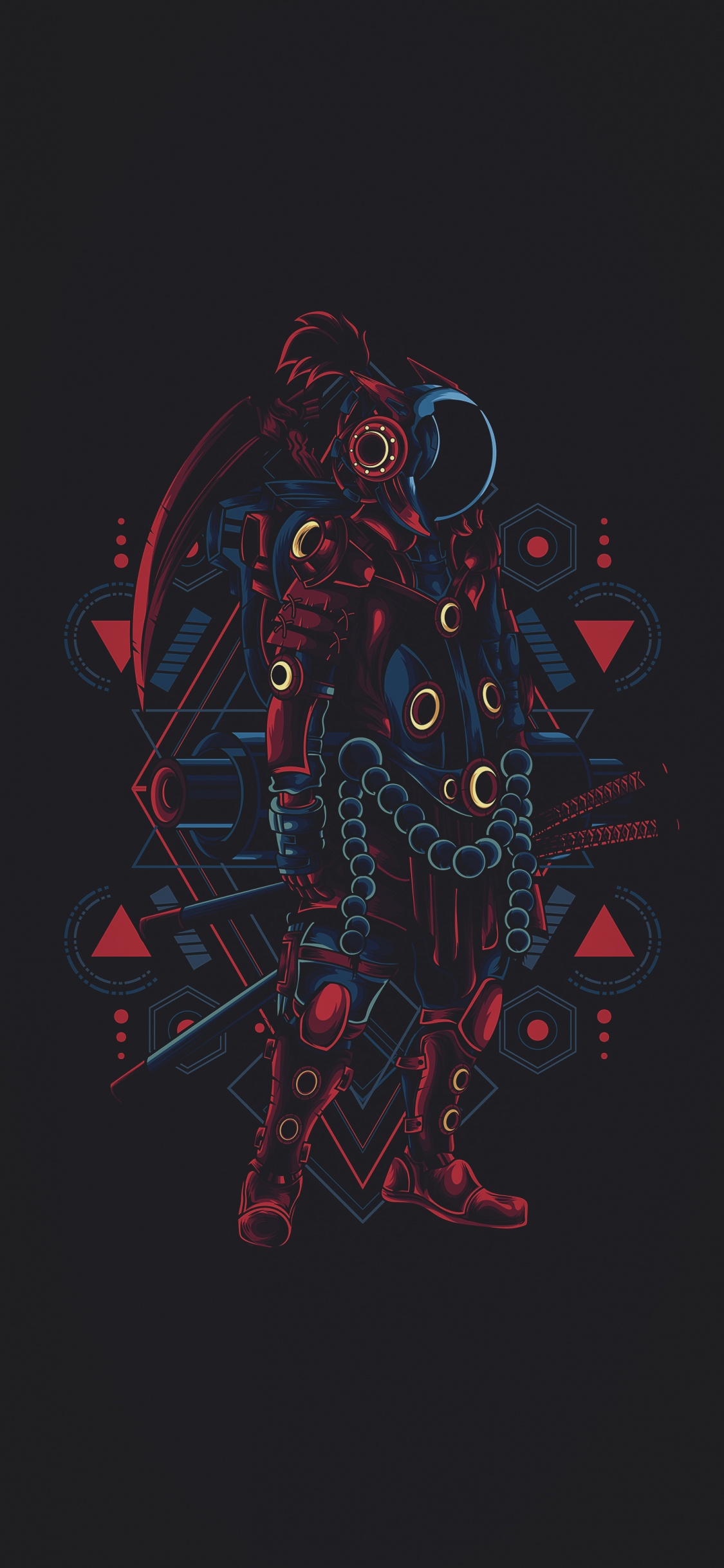 Обои графический дизайн, визуальное искусство, постер, арт, узор в разрешении 1125x2436