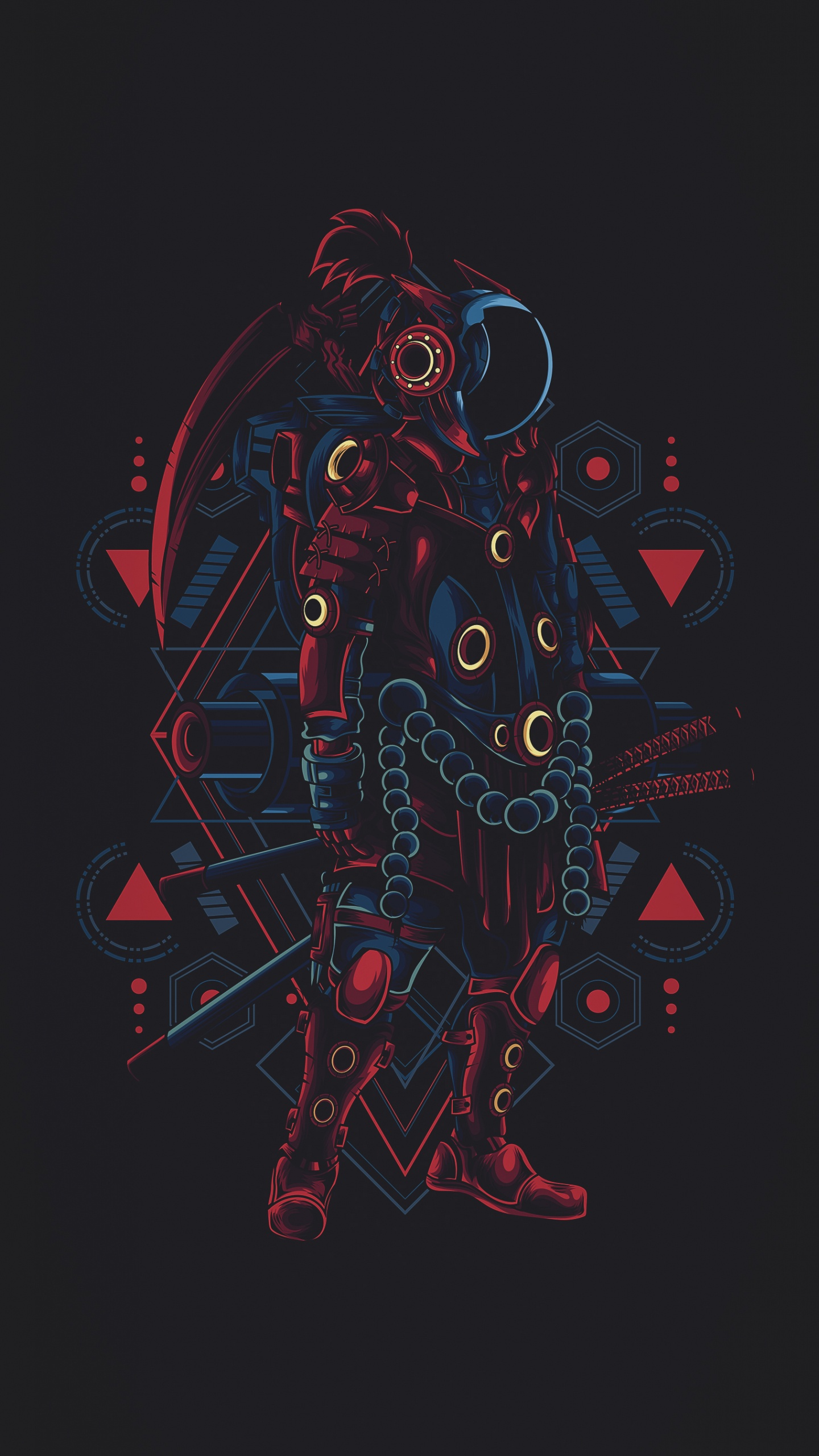 Обои графический дизайн, визуальное искусство, постер, арт, узор в разрешении 1440x2560