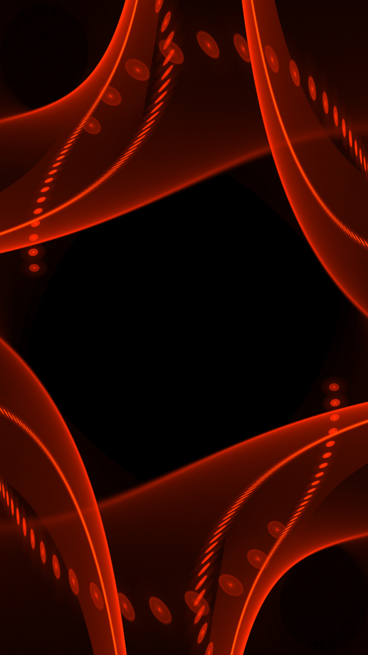 Обои свет, красный цвет, графика, фрактальное искусство, цвет в разрешении 750x1334