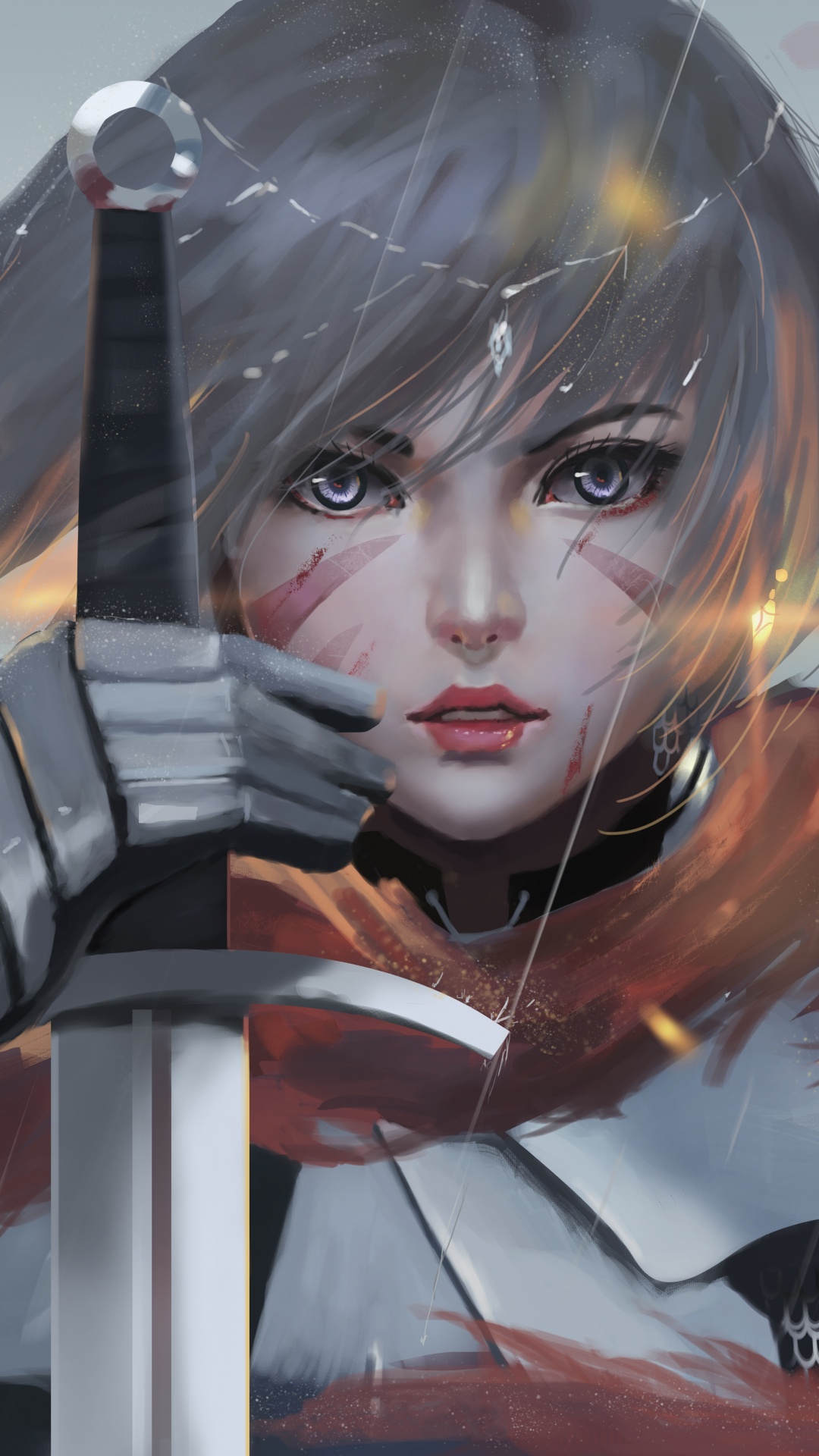 Обои иллюстрация, глаз, арт, космос, тьма в разрешении 1080x1920