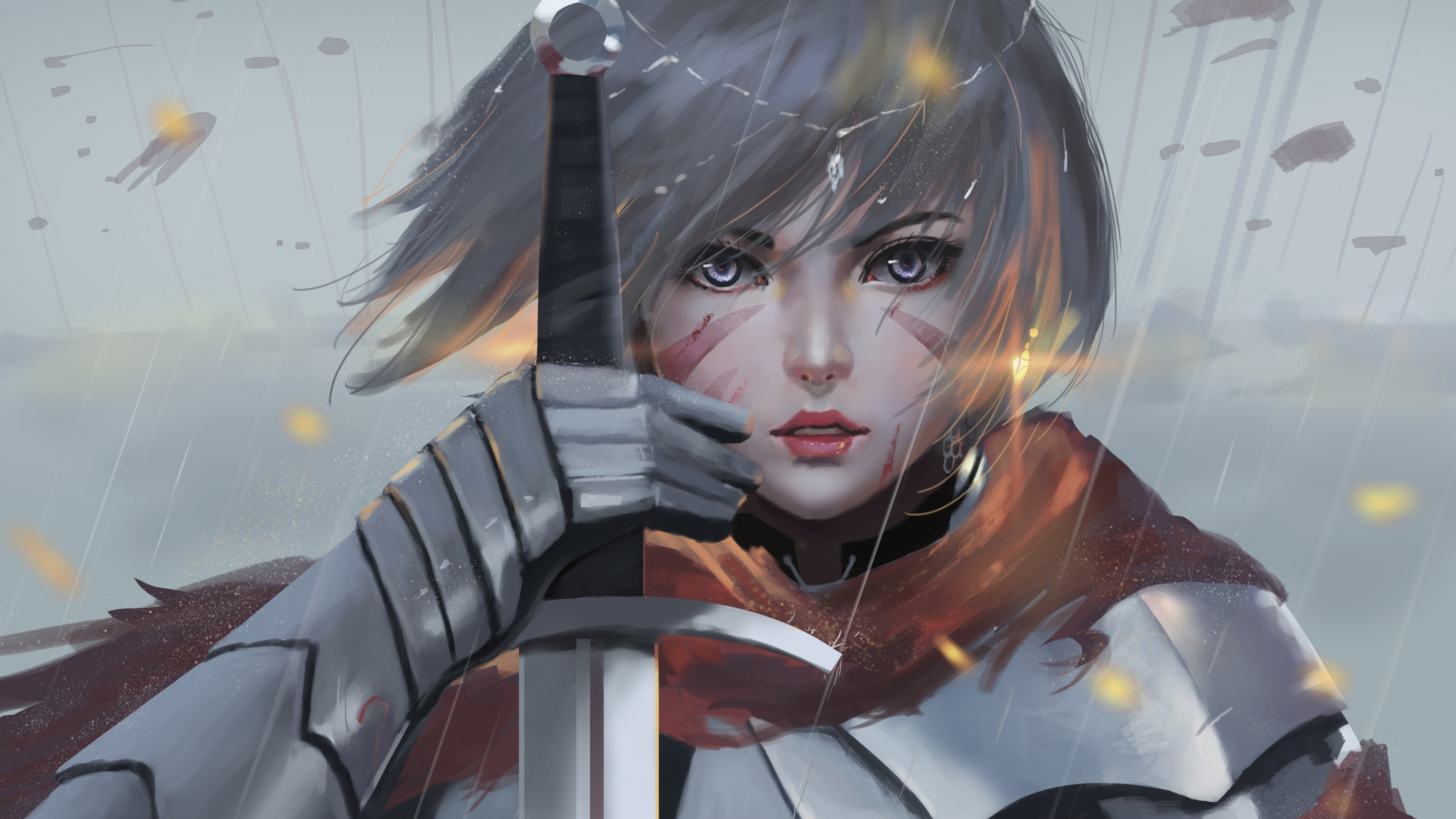 Обои иллюстрация, глаз, арт, космос, тьма в разрешении 3840x2160