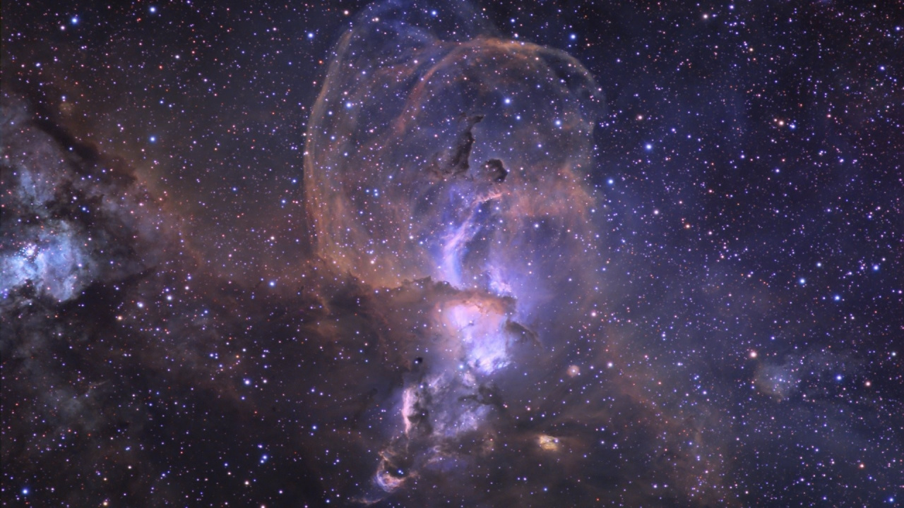 Обои космический телескоп Хаббл, Галактика, Глубокое Поле Хаббла, Астрономия, космическое пространство в разрешении 1280x720