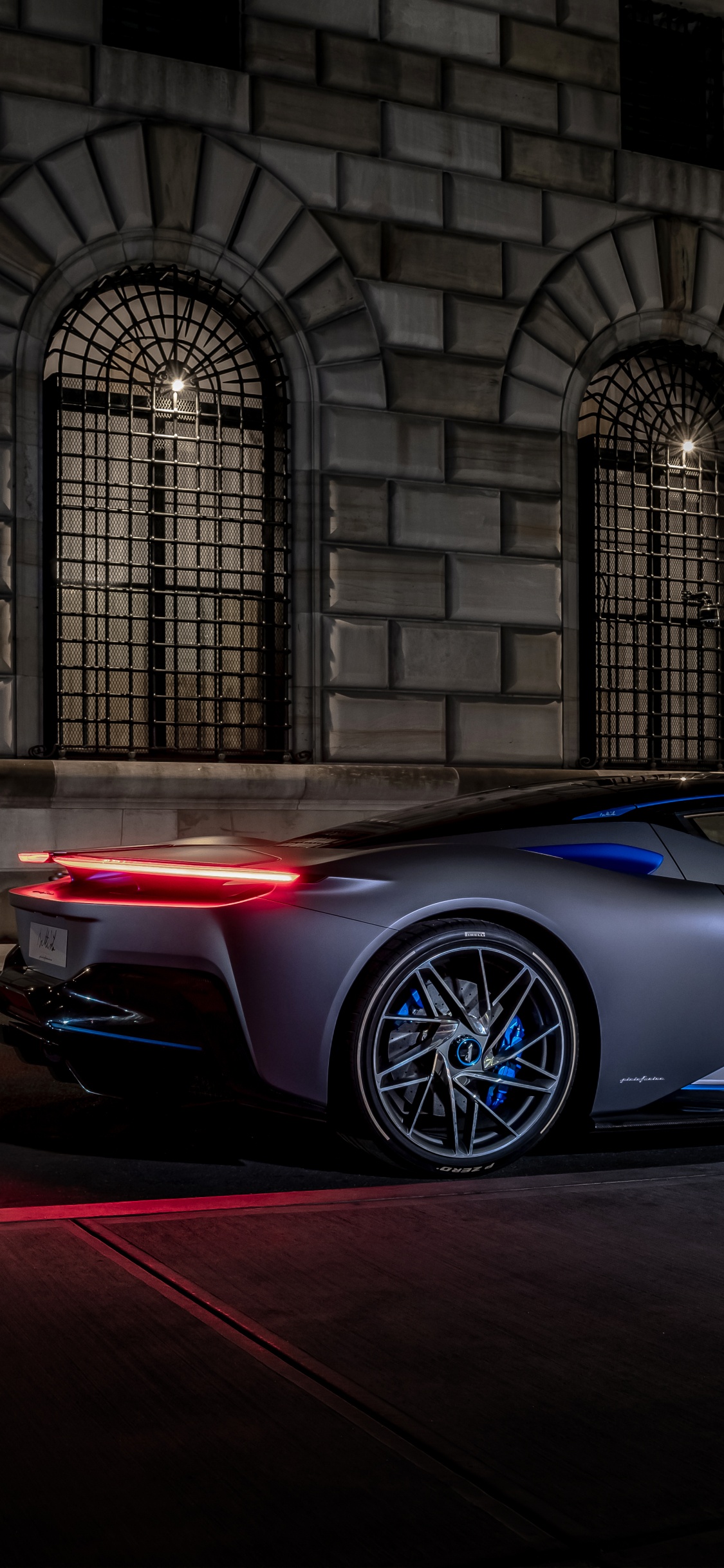 Обои электромобиль, кузов купе, 2019 Женевском Автосалоне, авто, Баттиста Пининфарина в разрешении 1125x2436