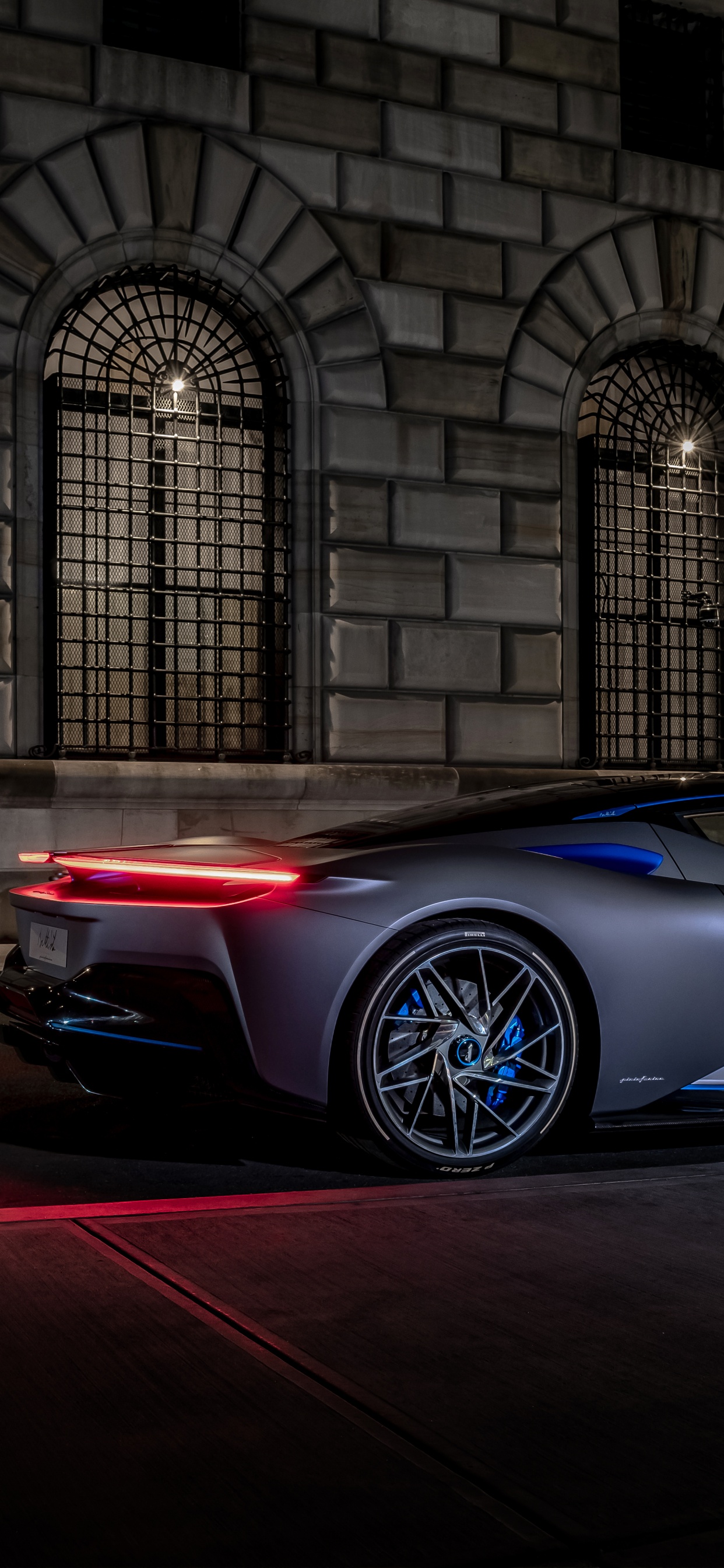 Обои электромобиль, кузов купе, 2019 Женевском Автосалоне, авто, Баттиста Пининфарина в разрешении 1242x2688