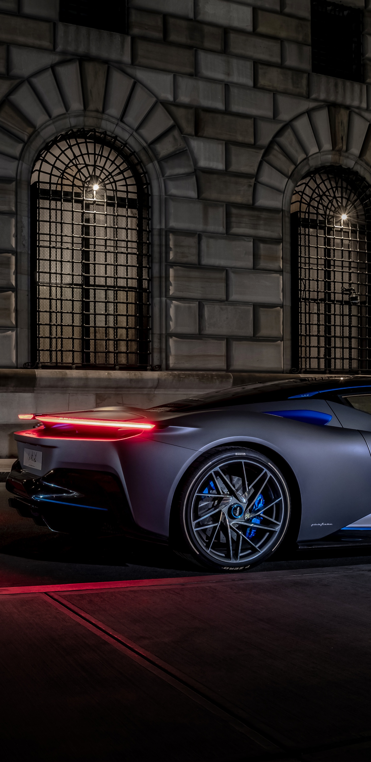 Обои электромобиль, кузов купе, 2019 Женевском Автосалоне, авто, Баттиста Пининфарина в разрешении 1440x2960